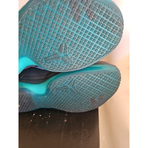 Nike Kobe X 10 Mens Liberty Radiant Emerald Sneakers Shoes Size 10 - Picture 10 of 12